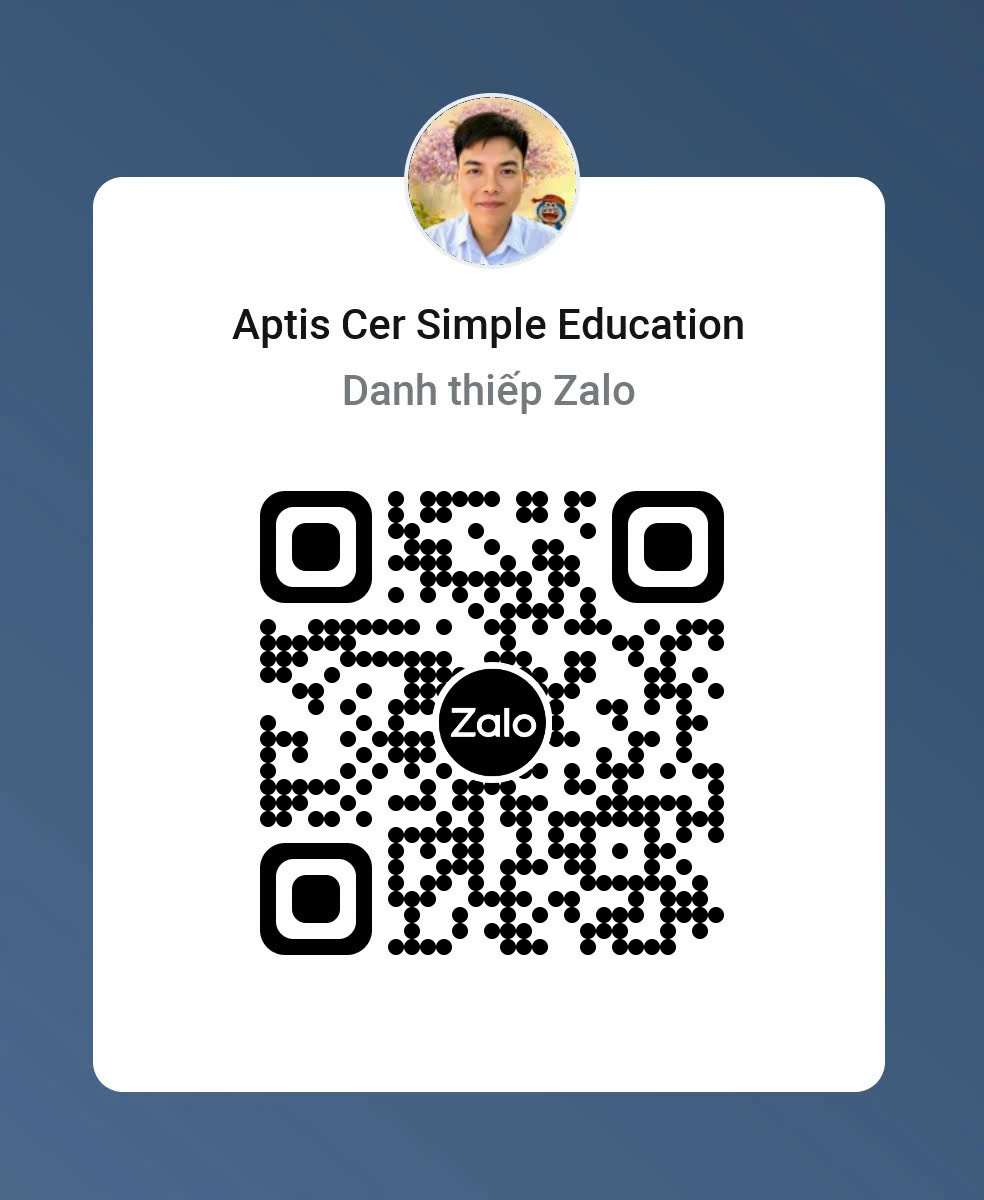Mã QR kết nối Zalo Simple Education